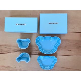 ルクルーゼ(LE CREUSET)のル・クルーゼ　ベビー　お皿4点セット(離乳食器セット)