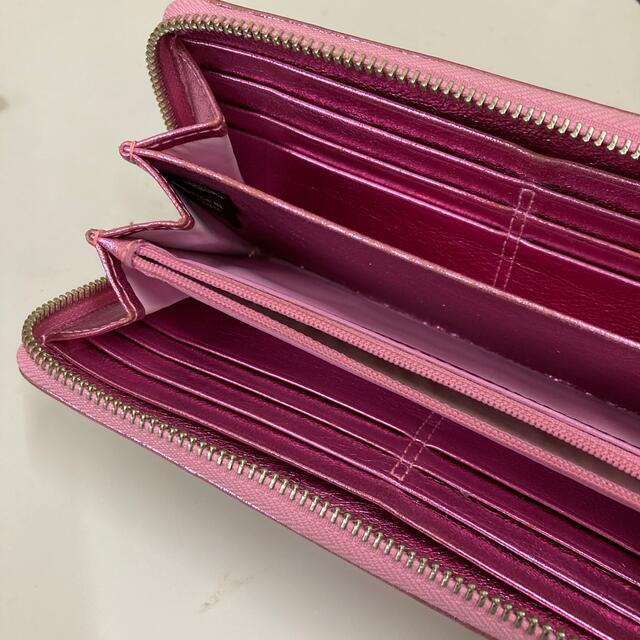COACH - COACH ラウンドファスナー長財布 キャンバス×レザー