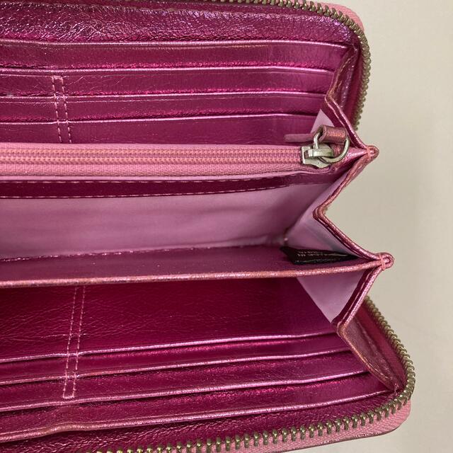 COACH - COACH ラウンドファスナー長財布 キャンバス×レザー
