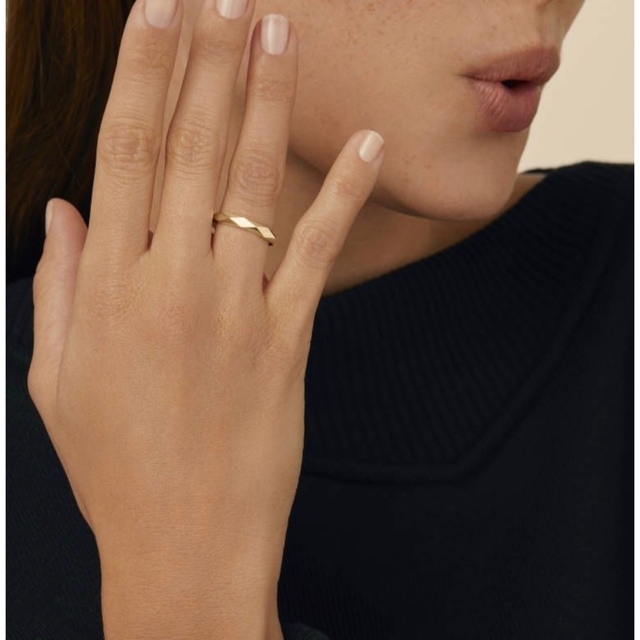 本物保証! BOUCHERON プラチナリング ファセット ミディアム