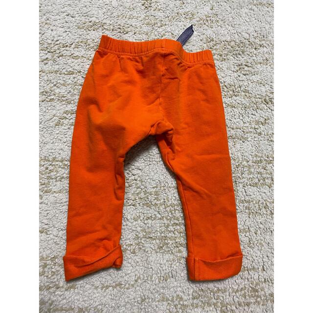 PETIT BATEAU(プチバトー)のプチバトー81 レギンス　オレンジ　パンツ キッズ/ベビー/マタニティのベビー服(~85cm)(パンツ)の商品写真