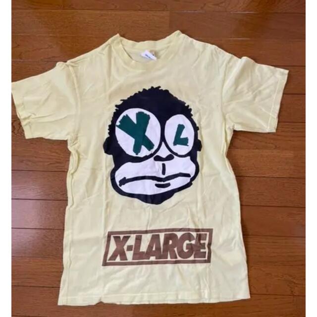 XLARGE(エクストララージ)の【731】XLARGEの薄黄色Tシャツ メンズのトップス(Tシャツ/カットソー(半袖/袖なし))の商品写真