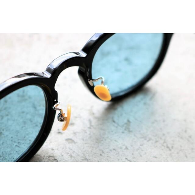 日本限定【モスコット】レムトッシュ 46 BK-BLU JPNLTD Ⅹ メンズのファッション小物(サングラス/メガネ)の商品写真