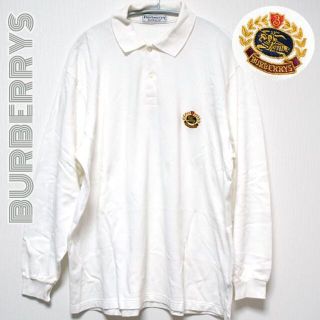 バーバリー(BURBERRY)のバーバリーズ ■ロゴワッペン長袖ポロシャツ ロングTシャツ　L/ユニセックス(Tシャツ/カットソー(七分/長袖))