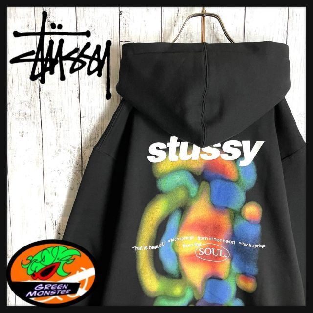 激安通販の Curly M 黒 S Black Sweater RYO様専用 - STUSSY Stussy