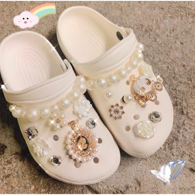可愛いサンダルの飾り クロックス DIY(サンダル付いてない)の 可愛いサンダルの飾り クロックス DIY(サンダル付いてない)の