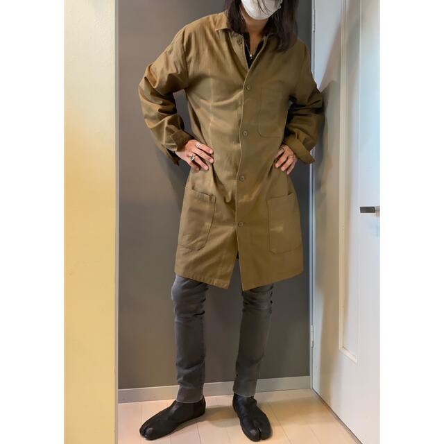 古着 ビンテージ トレンチ ミリタリー 軍 ロング コート 希少 デッド