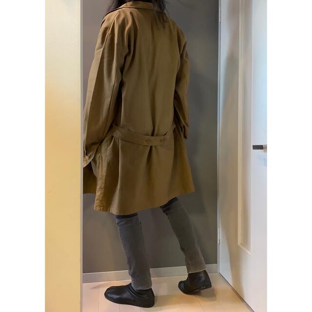古着 ビンテージ トレンチ ミリタリー 軍 ロング コート 希少 デッド