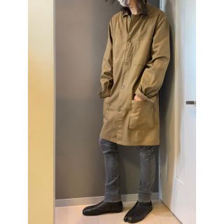 古着 ビンテージ トレンチ ミリタリー 軍 ロング コート 希少 デッド
