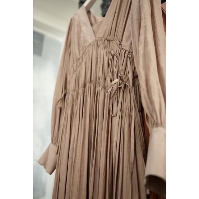限定品定番】 Her lip to - side bow vintage twill dress Sの通販 by