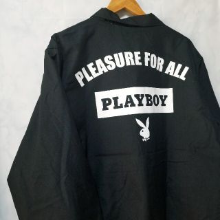 プレイボーイ(PLAYBOY)のPLAYBOY　プレイ ボーイ　新品　ジャケット　黒(ナイロンジャケット)