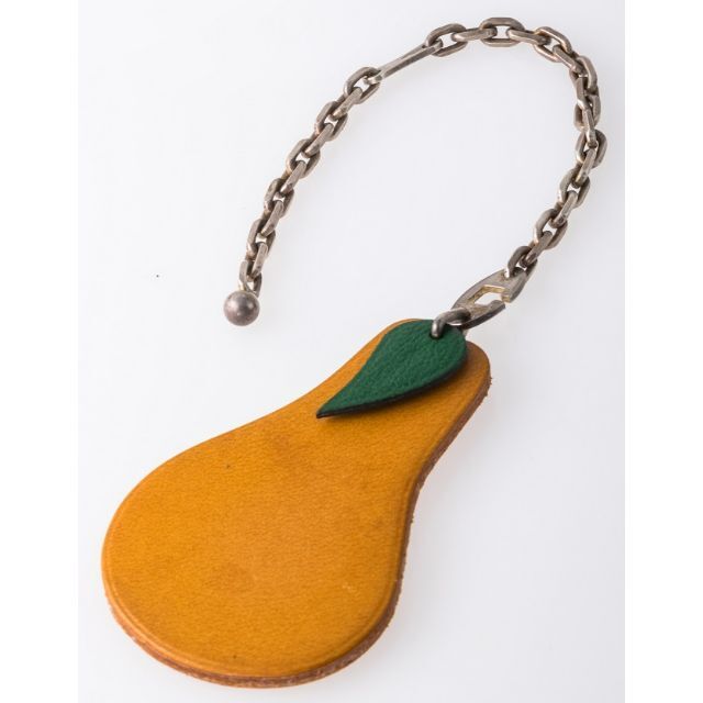 エルメス】HERMES キーホルダー チャーム フルーツモチーフ ラフランス