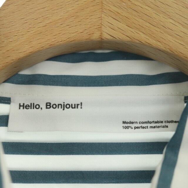 L'Appartement DEUXIEME CLASSE(アパルトモンドゥーズィエムクラス)のアパルトモン ドゥーズィエムクラス hello bonjour シャツ 長袖 レディースのトップス(シャツ/ブラウス(長袖/七分))の商品写真