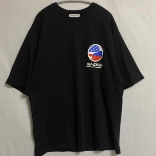 ラフシモンズ(RAF SIMONS)のGosha Rubchinskiy / DJ Oversize Tee ブラック(Tシャツ/カットソー(半袖/袖なし))