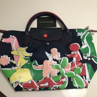 ロンシャン(LONGCHAMP)のpii 様　ロンシャン　クロエフロアラ　コラボバッグ(トートバッグ)