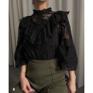 アメリヴィンテージ(Ameri VINTAGE)のAMERI  ♡名古屋限定LADY UNUSUAL LACE BLOUSE ★(シャツ/ブラウス(長袖/七分))