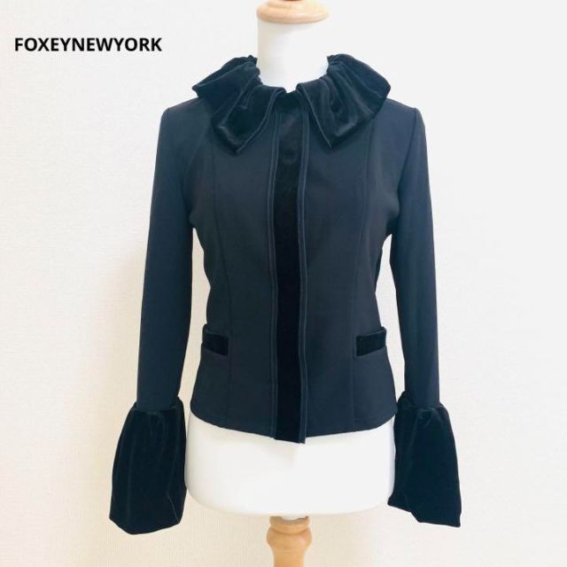 フォクシーニューヨーク FOXEYNEWYORK ベロア ジャケット トップス ...