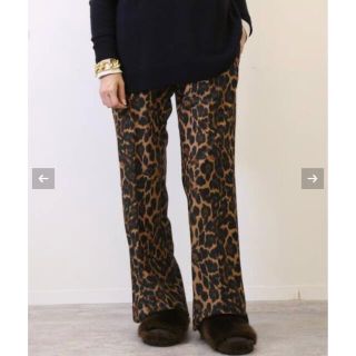 ドゥーズィエムクラス(DEUXIEME CLASSE)の新品未使用Deuxieme Classe leopard easy パンツ✳︎(カジュアルパンツ)