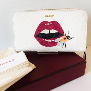 バリー(Bally)のBally リッププリント　ラウンドファスナーウォレット　長財布(財布)