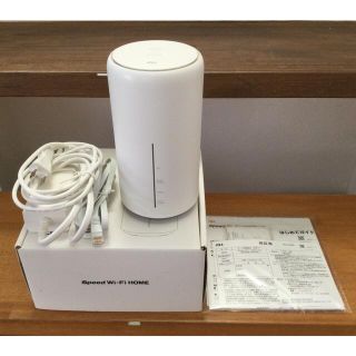 エーユー(au)の良好★au speed Wi-Fi HOME　ホームルーター　L02 (PC周辺機器)