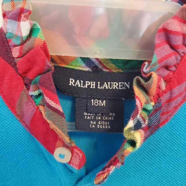 Ralph Lauren(ラルフローレン)のラルフローレン　ポロシャツ　ワンピース キッズ/ベビー/マタニティのベビー服(~85cm)(ワンピース)の商品写真