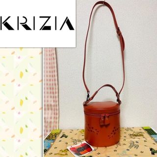 クリツィア(KRIZIA)の美品　ヴィンテージ　クリツィア　バニティ　2way ハンド　ショルダーバッグ(ショルダーバッグ)