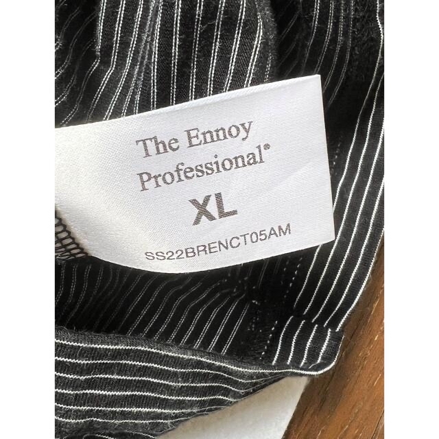 ennoy エンノイ ボーダーTシャツ ブラック XLサイズ 【国内正規総代理