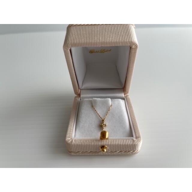 jupiter ジュピターリトルクロスネックレス　梨花　18k  0.03ct 2