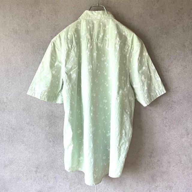 149 GEORGE 半袖シャツ Lサイズ ストレッチ素材　ボタンダウン メンズのトップス(シャツ)の商品写真