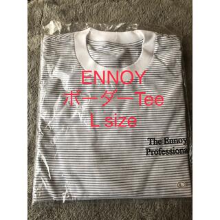 ennoy ロンT ボーダー Tシャツ/カットソー(七分/長袖) トップス メンズ 買取安い