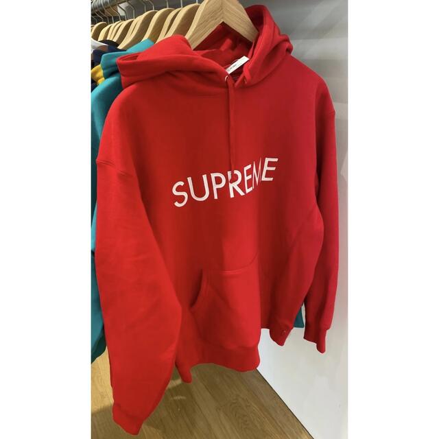 2021新商品 Supreme Capital Hooded Sweatshirt 