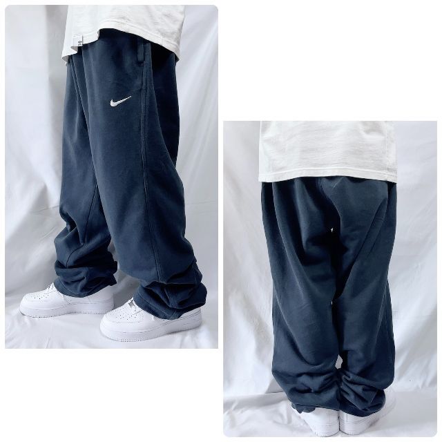 Nike 紺タグ復刻 ナイキ スウェットパンツ ネイビー 紺 ワンポイント Xlサイズの通販 By 古着屋 Penpenii ナイキならラクマ