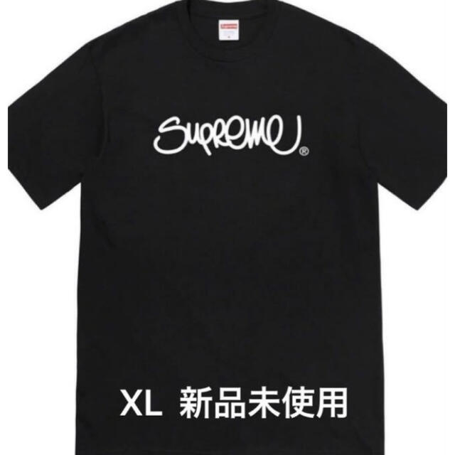 Supreme Handstyle Tee Black XL