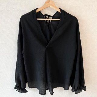 フィフス(fifth)の■fifth■  バックシャンレースアップVネックブラウス　Mサイズ(シャツ/ブラウス(長袖/七分))