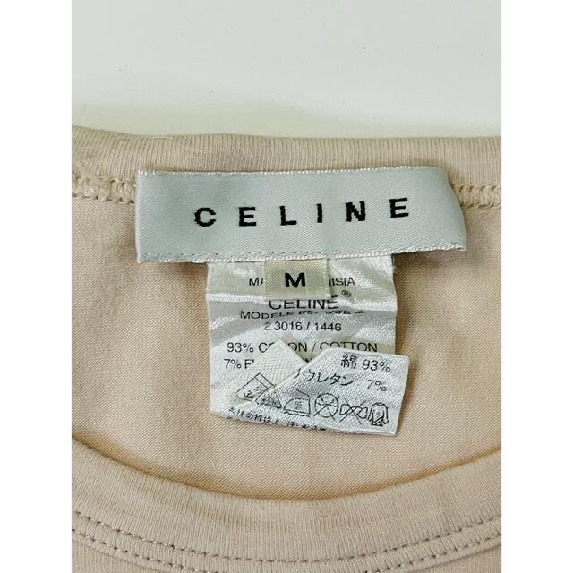 celine(セリーヌ)の状態考慮！セリーヌ　ヴィンテージ　ストーンロゴ　Tシャツ　Mサイズ レディースのトップス(Tシャツ(半袖/袖なし))の商品写真