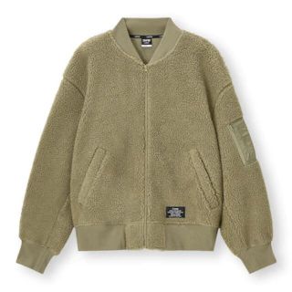 チェック ジャケット アウター ボタン オーバーサイズ 長袖 ブルー