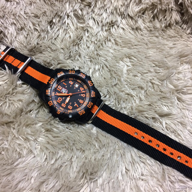 Luminox(ルミノックス)の稼動品 ルミノックス SERIES3050/3950 オレンジ メンズの時計(腕時計(アナログ))の商品写真