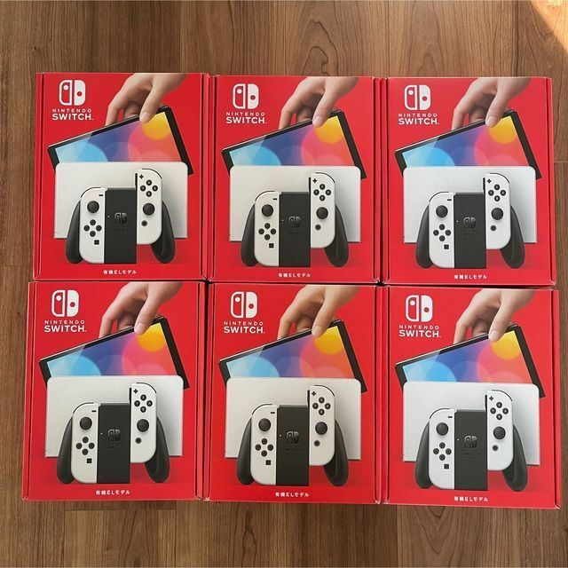 【新品未開封】Nintendo Switch 有機ELホワイト本体 6台