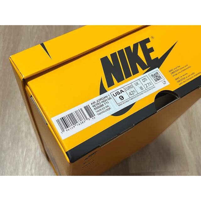 Nike Air Jordan 1 Retro High Yellow Toe