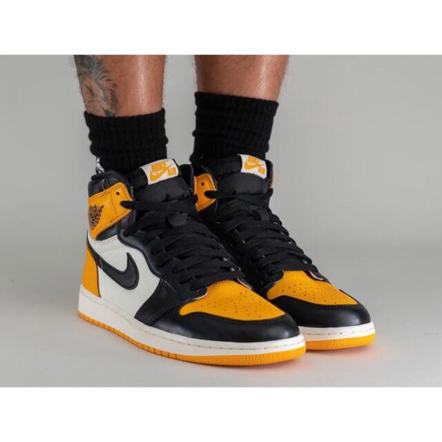 NIKE(ナイキ)のNike Air Jordan 1 Retro High Yellow Toe メンズの靴/シューズ(スニーカー)の商品写真