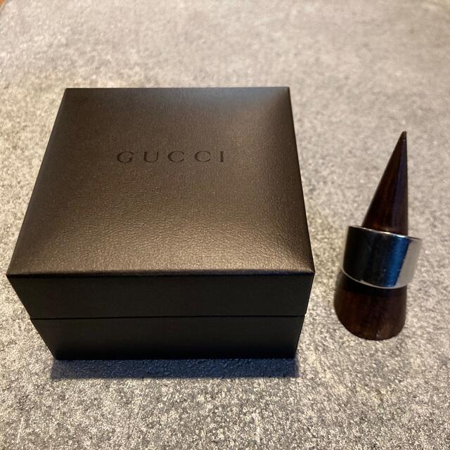 Gucci(グッチ)のGUCCI グッチ シンプルデザインシルバー925リング/22号/箱付き メンズのアクセサリー(リング(指輪))の商品写真