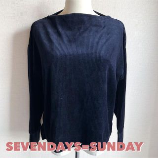 セブンデイズサンデイ(SEVENDAYS=SUNDAY)のセブンデイズサンデイ【未使用/タグなし】M オーバサイズトップス(カットソー(長袖/七分))