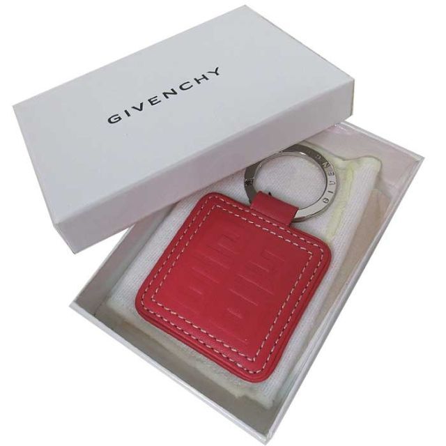 GIVENCHY(ジバンシィ)の【中古）】ジバンシィ GIVENCHY キーホルダー レザー キーリング  レディースのファッション小物(キーホルダー)の商品写真