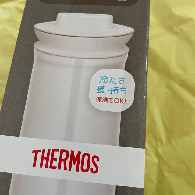 THERMOS(サーモス)の【未使用品】サーモス　ステンレススリムポット　１ℓ ホワイト インテリア/住まい/日用品のキッチン/食器(タンブラー)の商品写真