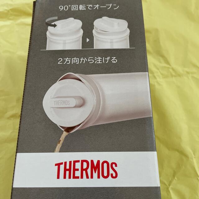 THERMOS(サーモス)の【未使用品】サーモス　ステンレススリムポット　１ℓ ホワイト インテリア/住まい/日用品のキッチン/食器(タンブラー)の商品写真