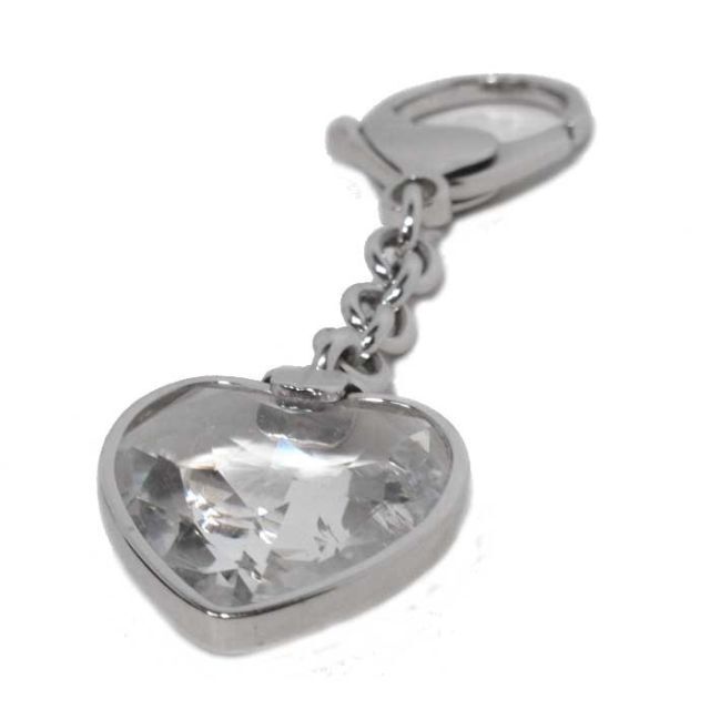 SWAROVSKI(スワロフスキー)の【中古 】 スワロフスキー ハートモチーフ チャーム SWAROVSKI レディースのアクセサリー(チャーム)の商品写真