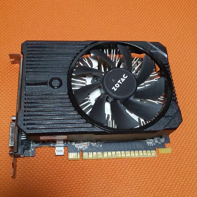 なし冷却ファンZOTAC GeForce 1050ti グラフィックカード