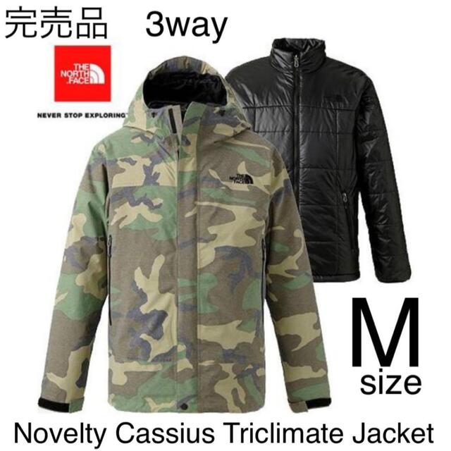 【完売品】THE NORTH FACE 3way 迷彩 マウンテンパーカー　M