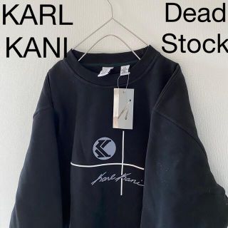 カールカナイ(Karl Kani)のDeadStockKARLKANIカールカナイスウェットトレーナーxxlブラック(スウェット)