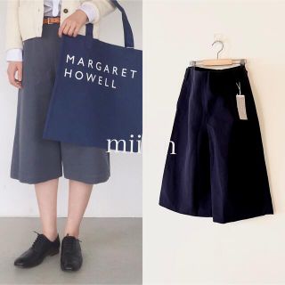 高評価! タグ付き マーガレットハウエル リネンコットン パンツ